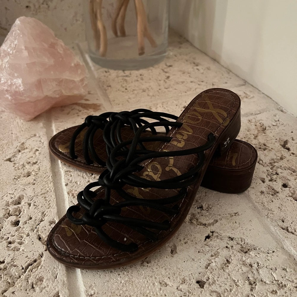 Sam Edelman Black Strap Sandals